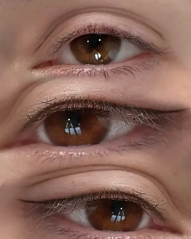 permanentní make-up horní linky